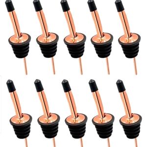 15 Rose Gold Pour Spouts for Oils, Liquor and Syrups Great for Kitchen/Bar NWT